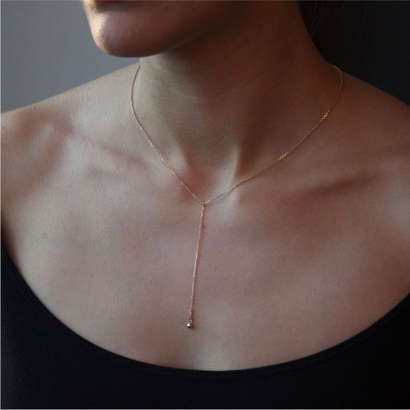Catbird Greco 14k lariat - Picture 1 of 3